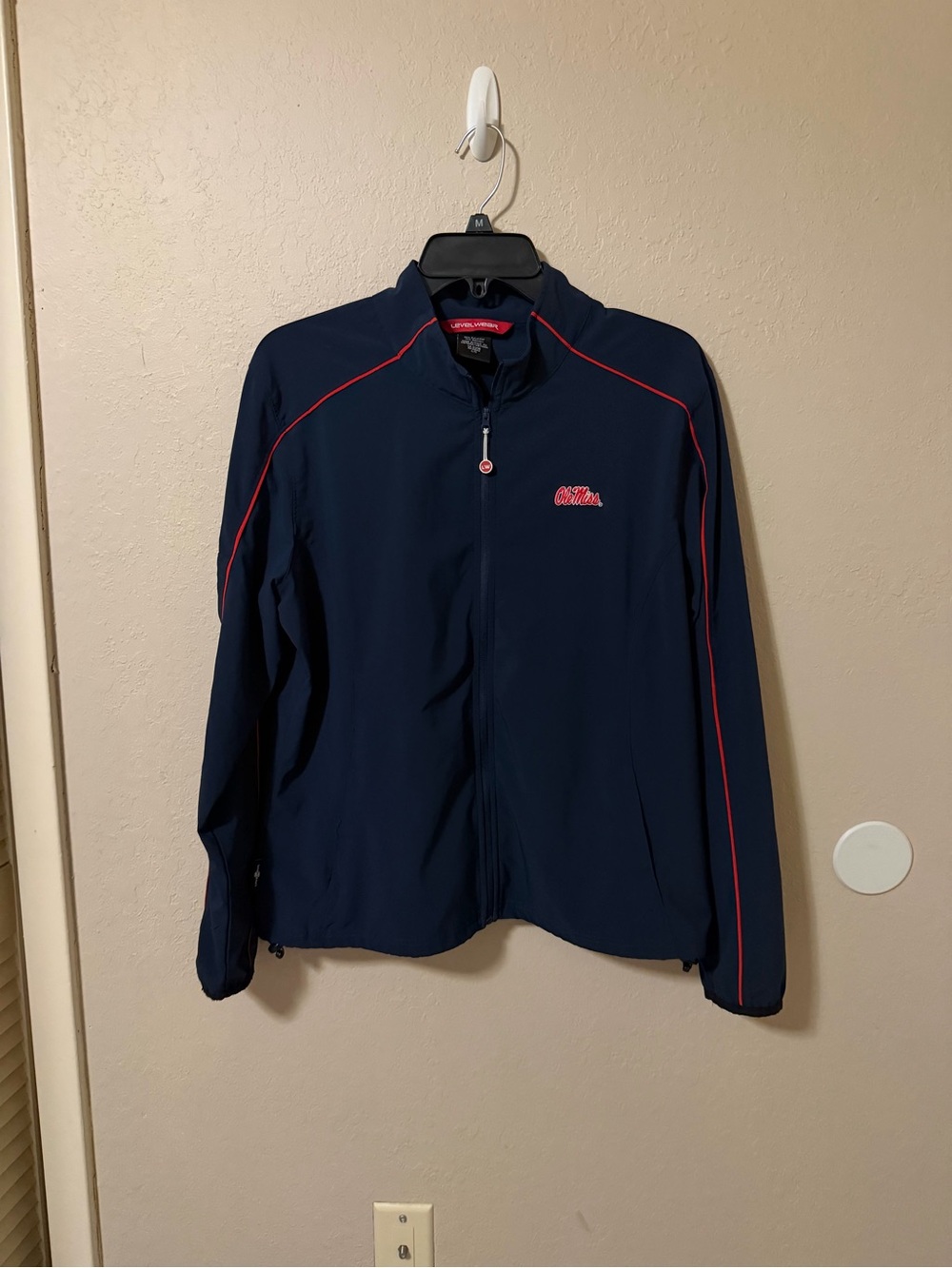 Ole Miss level wear zip up jacket